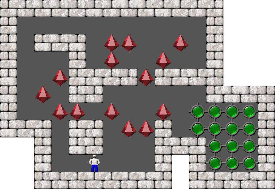 Sokoban Howard's Fourth Set level 27